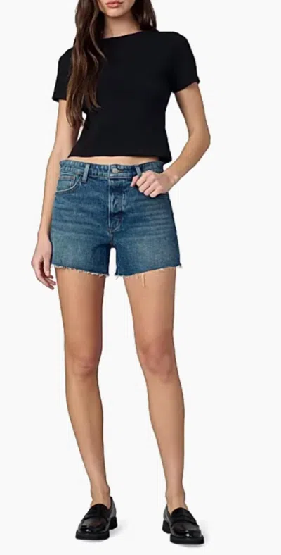 Joe's Jeans Jessie Relaxed Short In Bad Apple In Black