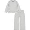 Joe's Jeans Bow Sweatshirt & Sweatpants Set In Gray