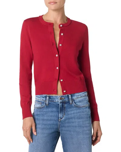 Joe's Jeans Cashmere-blend Cardigan In Red