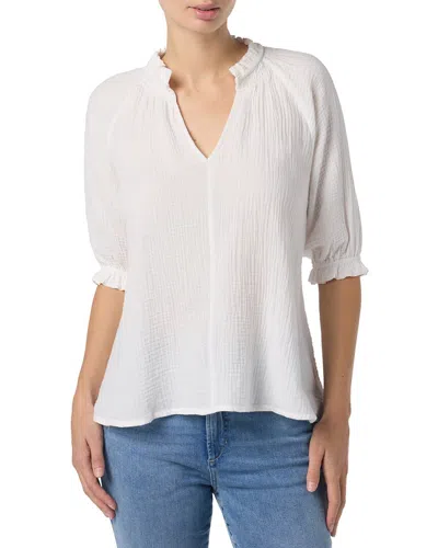 Joe's Jeans Gauze Blouse In White