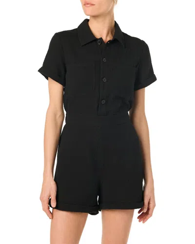 Joe's Jeans Gauze Romper In Black