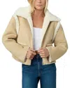 Joe's Jeans Halle Reversible Sherpa Jacket In Nude