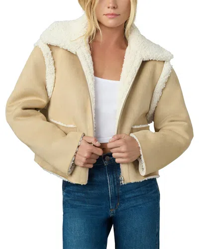 Joe's Jeans Halle Reversible Sherpa Jacket In Brown