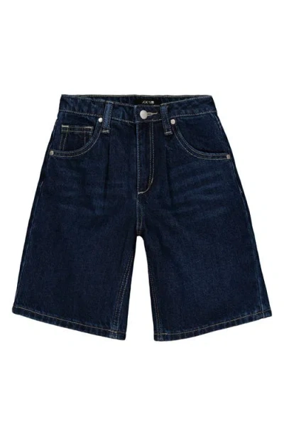 Joe's Jeans Kids' Baggy Long Denim Shorts In Blue