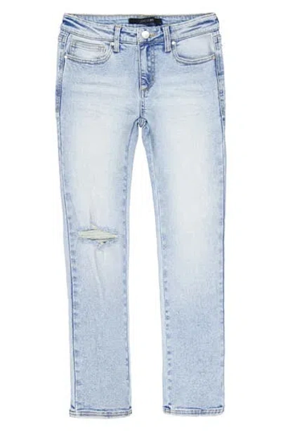 Joe's Jeans Kids' Brixton Ripped Straight Leg Jeans In Bleach Wash