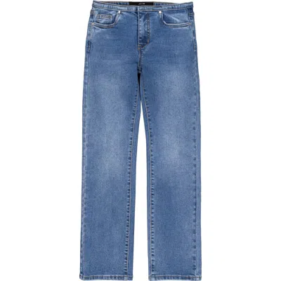 Joe's Jeans Kids' Lara Mini Waist Straight Leg Jeans In Blue