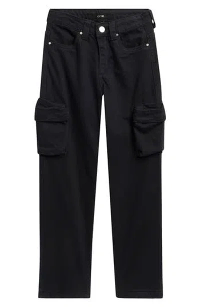 Joe's Jeans Kids' Maxwell Cargo Baggy Jeans In Black