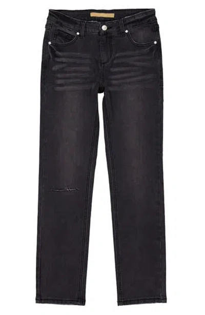 Joe's Jeans Kids' Rad Ripped Skinny Fit Jeans In Black
