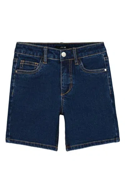 Joe's Jeans Kids' Rebel Relaxed Fit Straight Leg Shorts In Black