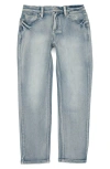 Joe's Jeans Kids' Rebel Relaxed Straight Leg Jeans In Light Wash