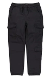 Joe's Jeans Kids' Twill Cargo Joggers In Black