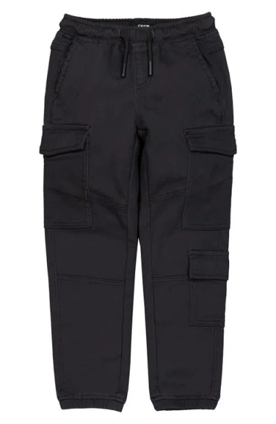 Joe's Jeans Kids' Twill Cargo Joggers In Black