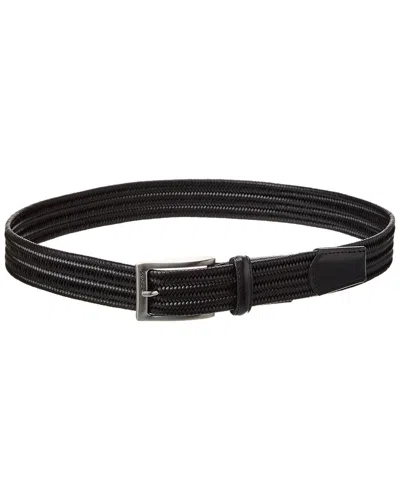 Joe's Jeans Leather Belt In Black