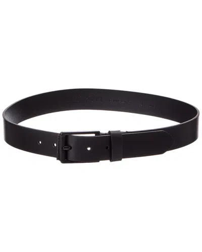 Joe's Jeans Leather Belt In Black