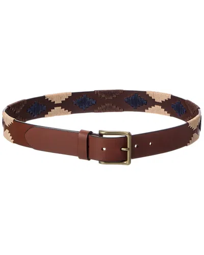 Joe's Jeans Leather Belt In Brown