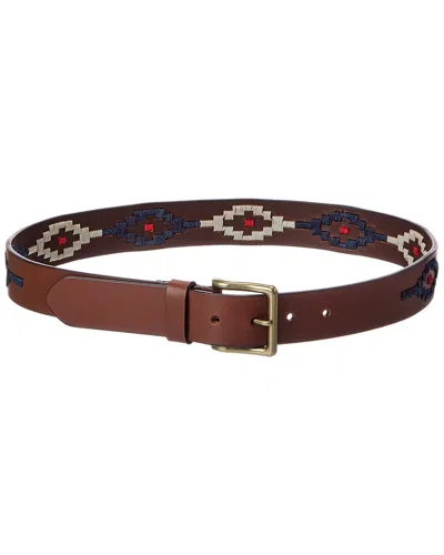 Joe's Jeans Leather Belt In Brown
