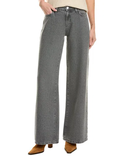 Joe's Jeans Low Rise Wide Leg Crystal Grey Jean In Gray