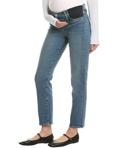 Joe's Jeans Maternity The Lara Lockdown Mid-rise Cigarette Ankle Jean In Blue