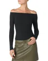 Joe's Jeans Off-shoulder Top In Black