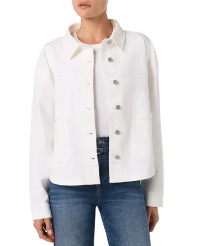 Joe's Jeans Oversized Denim Jacket In White