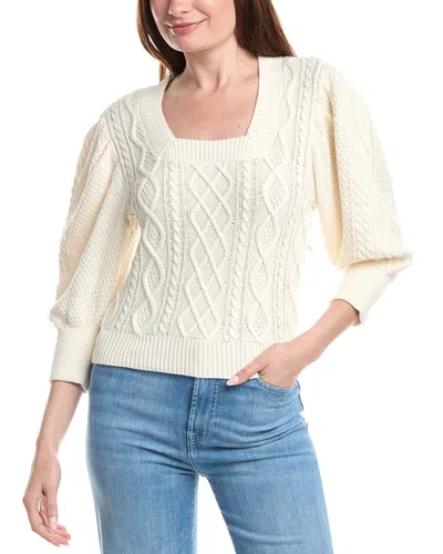 Joe's Jeans Puff Sleeve Sweater In Neutral
