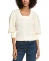 Joe's Jeans Puff Sleeve Sweater In White