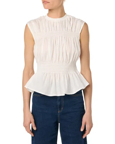 Joe's Jeans Sleeveless Voile Top In White