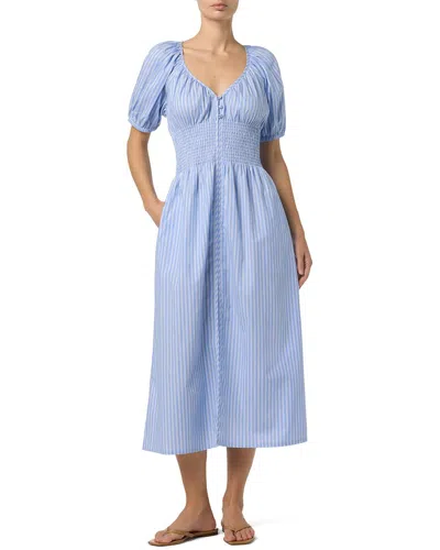 Joe's Jeans Stripe Maxi Dress In Blue