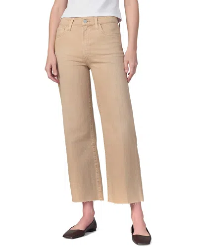 Joe's Jeans The Blake Ginger Root Cropped Wide Ankle Jean In Neutral