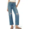 Joe's Jeans The Blake High Rise Wide Leg Crop Jeans In Blue