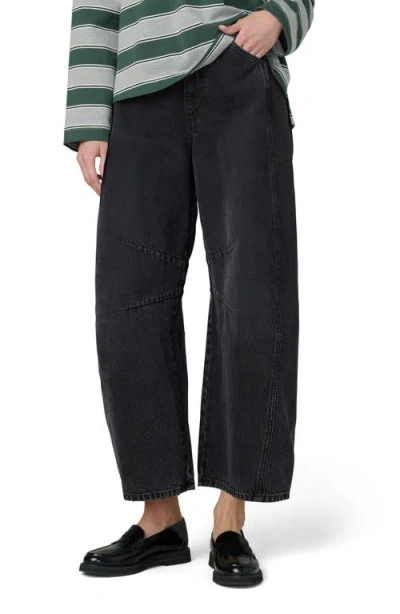 Joe's Jeans The Bowie Barrel Leg Jeans In Black