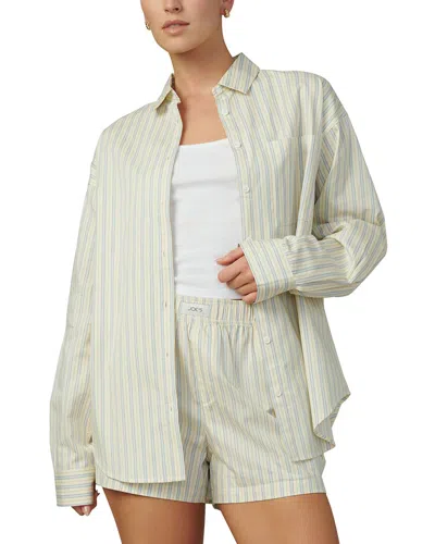 Joe's Jeans The Boyfriend Button Down Shirt In 741-anise Flower Varig
