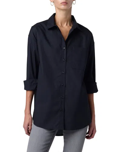 Joe's Jeans The Boyfriend Button-down Shirt In Black