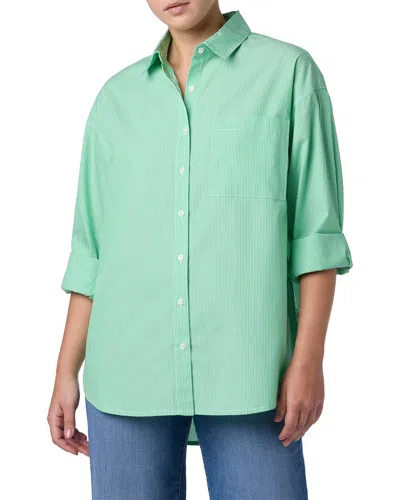 Joe's Jeans The Boyfriend Button-down Shirt In Green