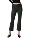 Joe's Jeans The Callie Coated Autumn Forest Cropped Bootcut Jean In Black