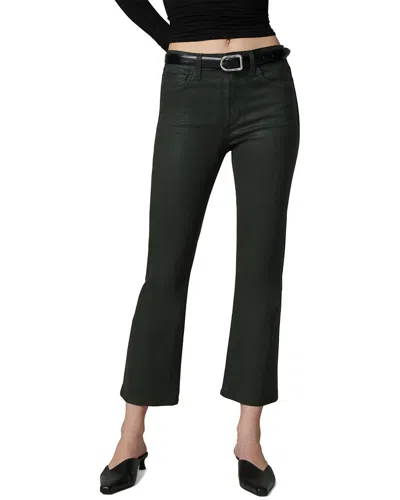 JOE'S JEANS JOE'S JEANS THE CALLIE COATED AUTUMN FOREST CROPPED BOOTCUT JEAN