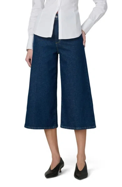 Joe's Jeans The Culotte High Waist Crop Wide Leg Jeans In Blue