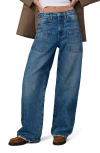 Joe's Jeans The Double Pocket Barrel Jeans In Glorious In Blue