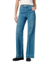 Joe's Jeans The Front Seamed High Rise Wide Leg Jeans In Biggest Fan In Blue