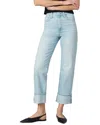 Joe's Jeans The Margot Cuffed Cropped Straight Jeans In Luxury In Blue