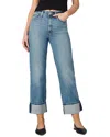 Joe's Jeans The Margot Cuffed Straight Leg Jeans In Showdown In Blue