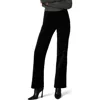 Joe's Jeans The Margot Velvet Straight Leg Pants In Black