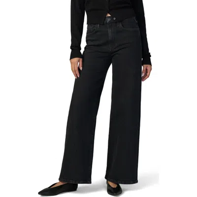 Joe's Jeans The Mia High Waist Wide Leg Jeans In Black