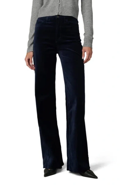 Joe's Jeans The Mia Wide Leg Velveteen Jeans In Blue