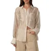 Joe's Jeans The Organza Boyfriend Shirt In Brown
