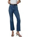 Joe's Jeans The Callie Raw Hem High Waist Crop Bootcut Jeans In Blue