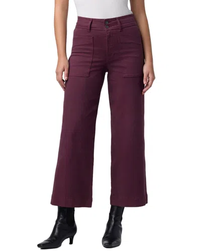 Joe's Jeans Vineyard Wine Wide Leg Cargo Ankle Jean
