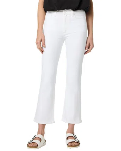 Joe's Jeans White High Rise Crop Bootcut Jean In Yellow