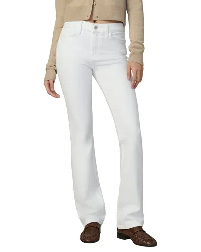 Joe's Jeans White Mid Rise Petite Bootcut Jean In Multi