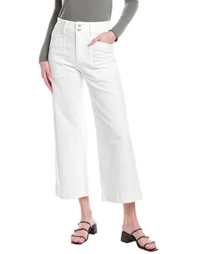 Joe's Jeans White Wide Leg Cargo Ankle Jean